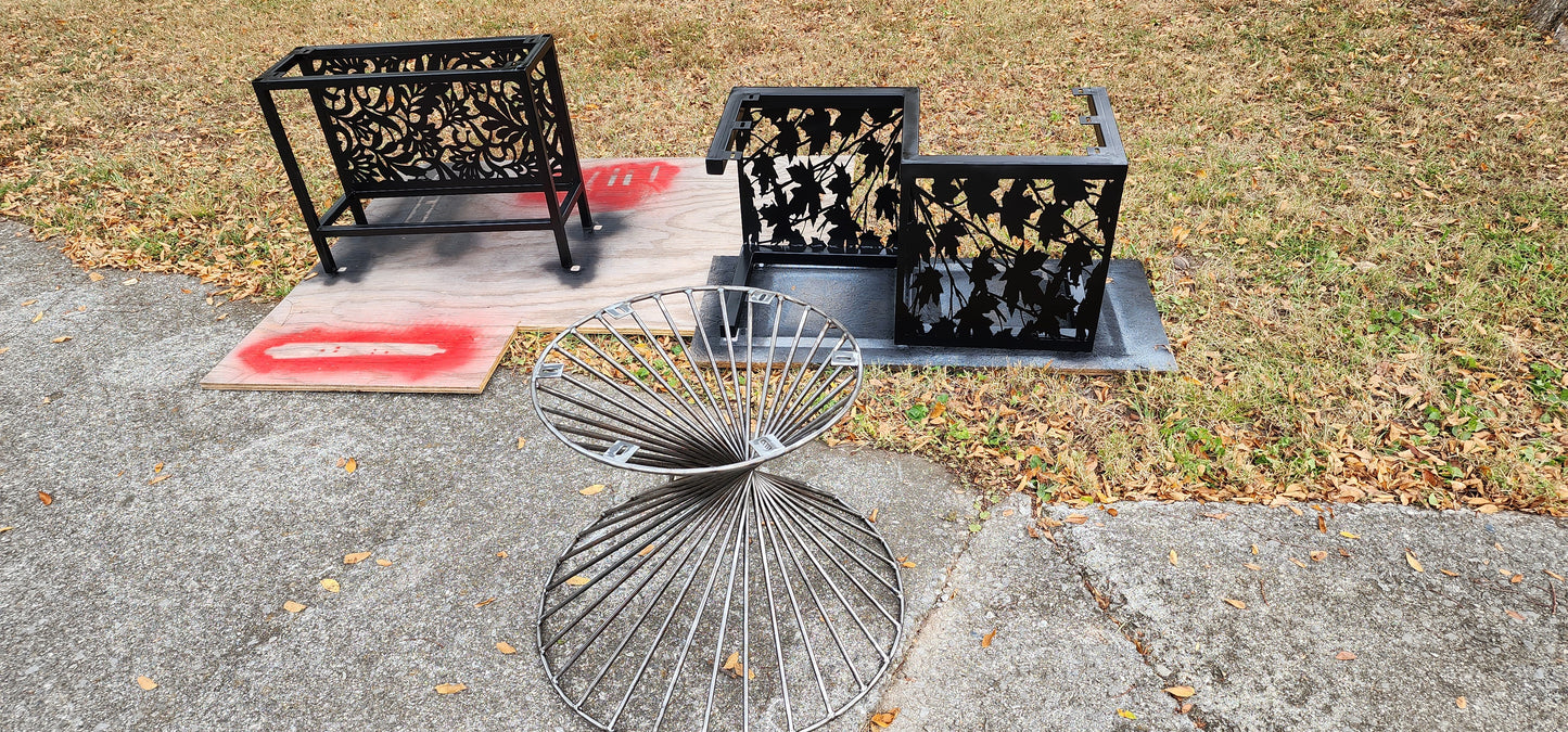 Custom Metal Table Legs – Made-to-Order Steel Furniture Base | Deposit Only Listing
