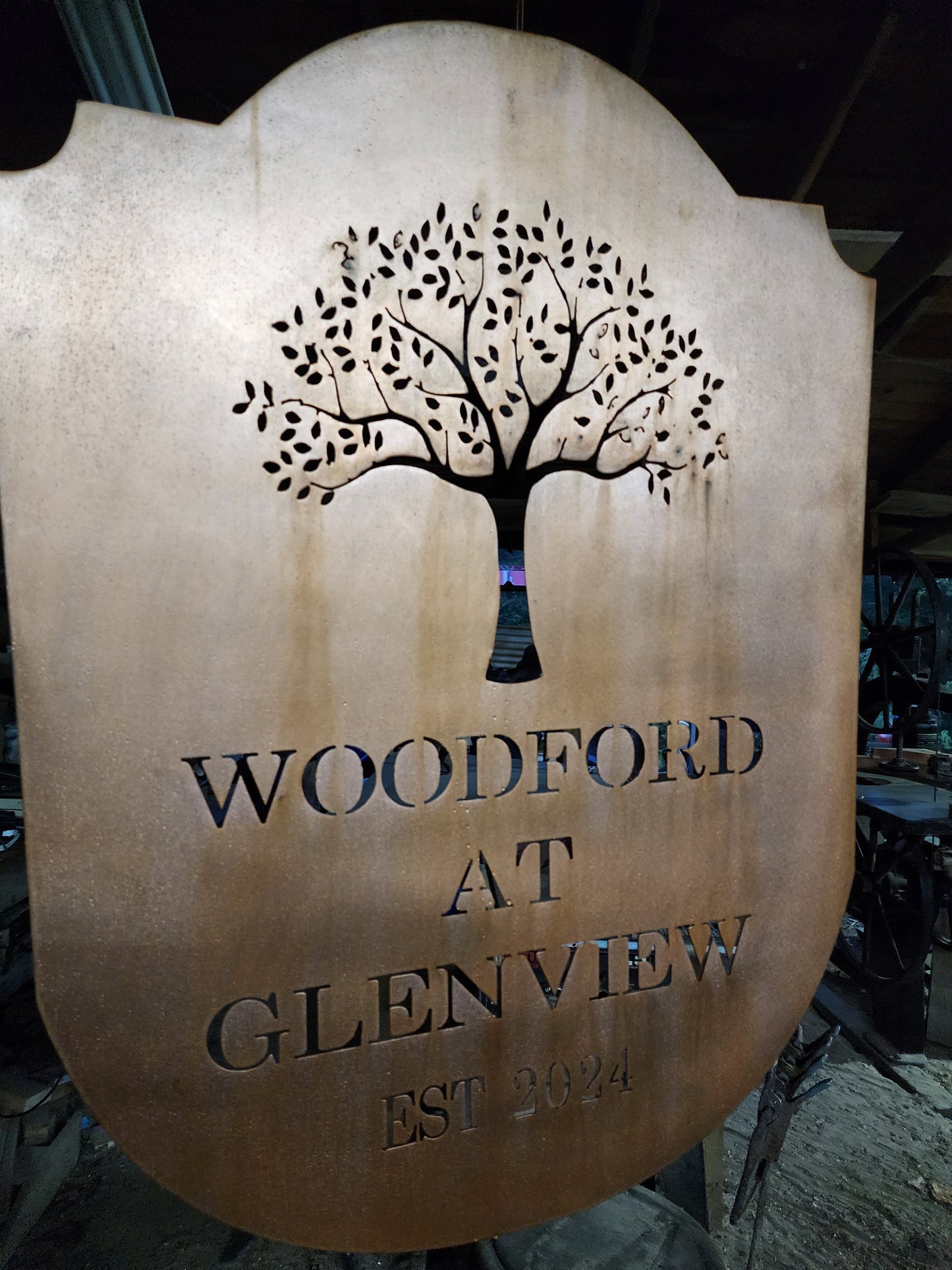 Custom Metal Sign – Personalized Home or Business Signage | Made-to-Order Steel Wall Art