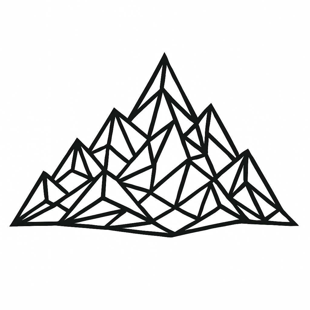 Large Mountain Metal Wall Art – Rustic Nature-Inspired Home Decor, Modern Cabin or Lodge Wall Accent