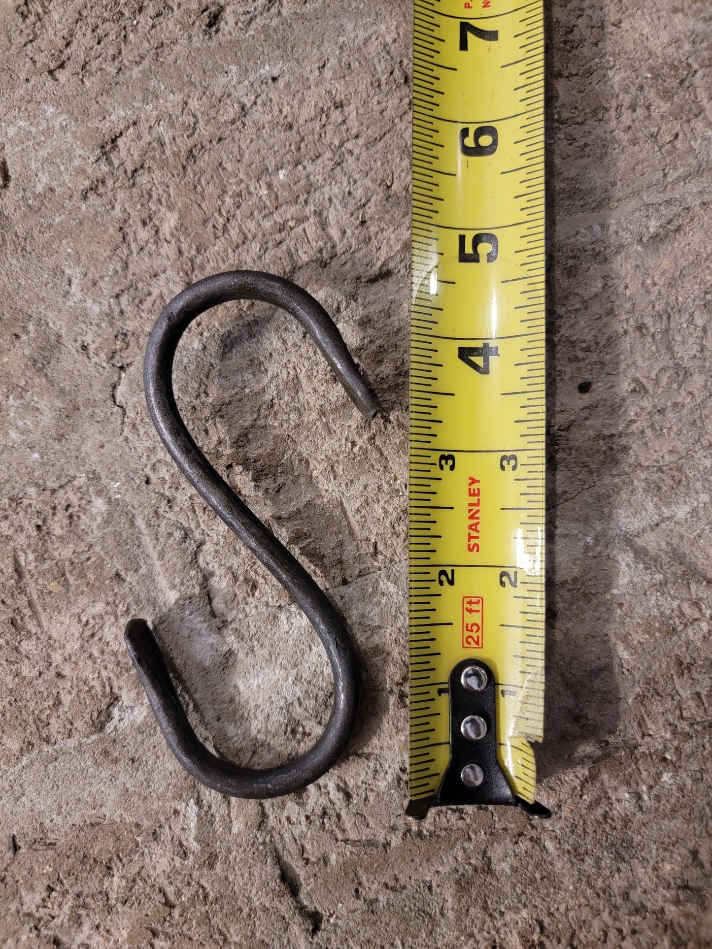 Hand-Forged S-Hook – Blacksmith-Made Steel Utility Hook for Kitchen, Workshop, or Garden