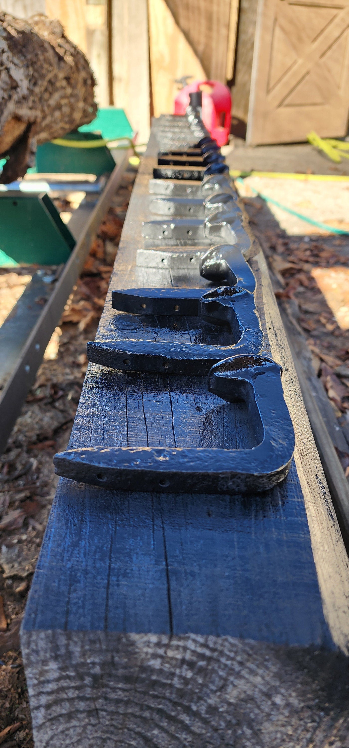 Railroad spike hooks