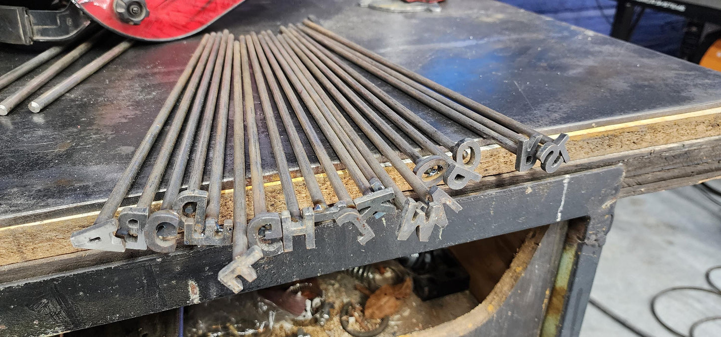 Mini Letter Branding Iron