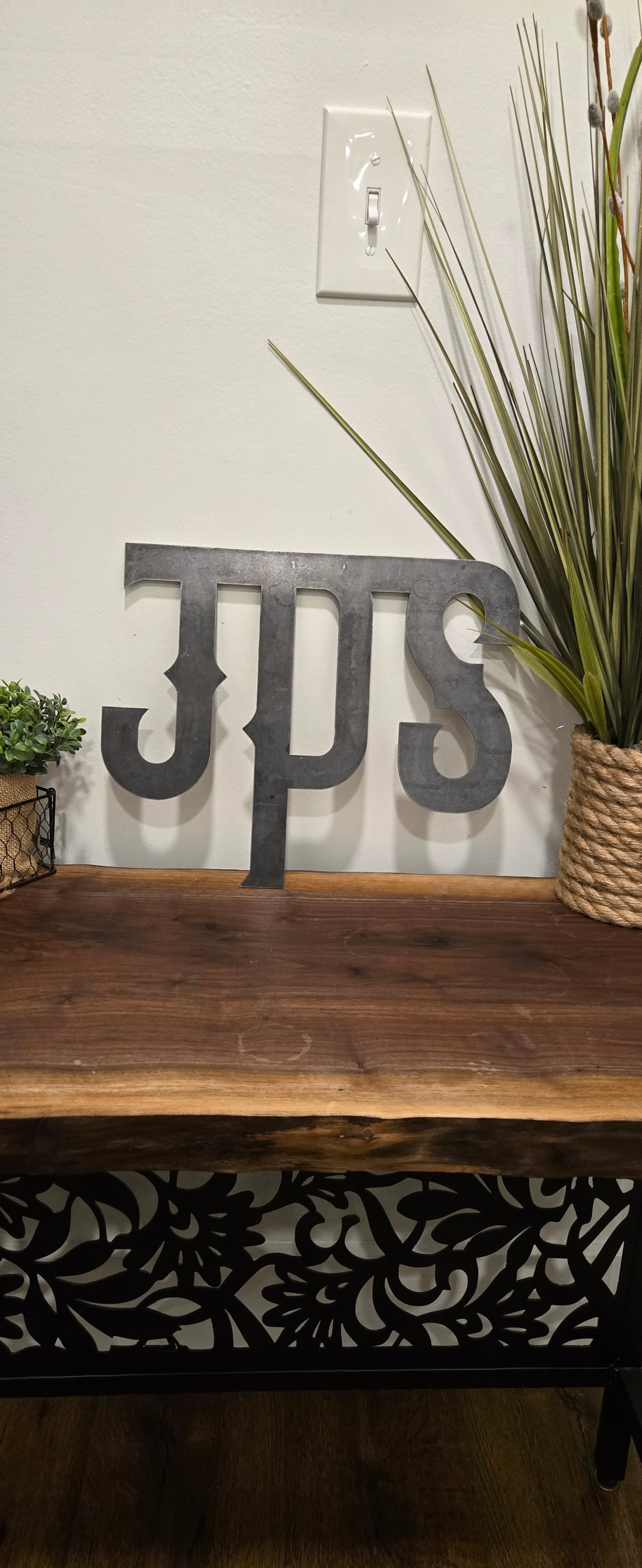 Custom Branding Iron Sign - Personalized Western Farmhouse Decor