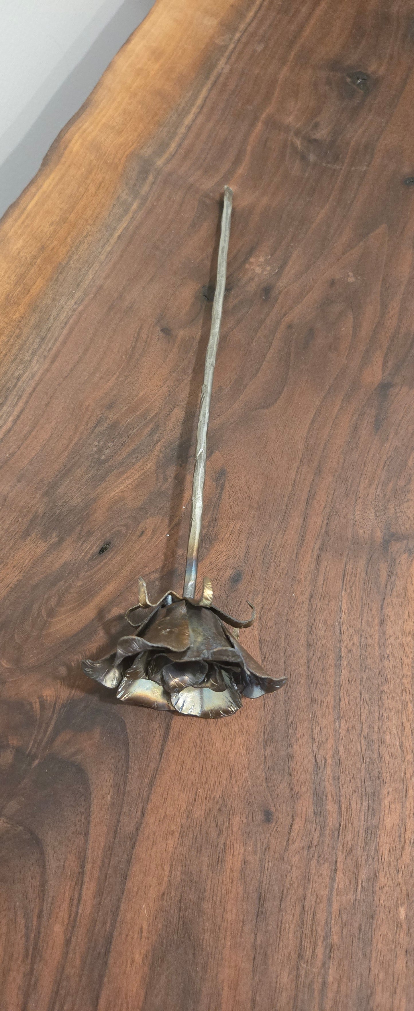 Hand-Forged Steel Rose – Timeless Metal Flower Gift