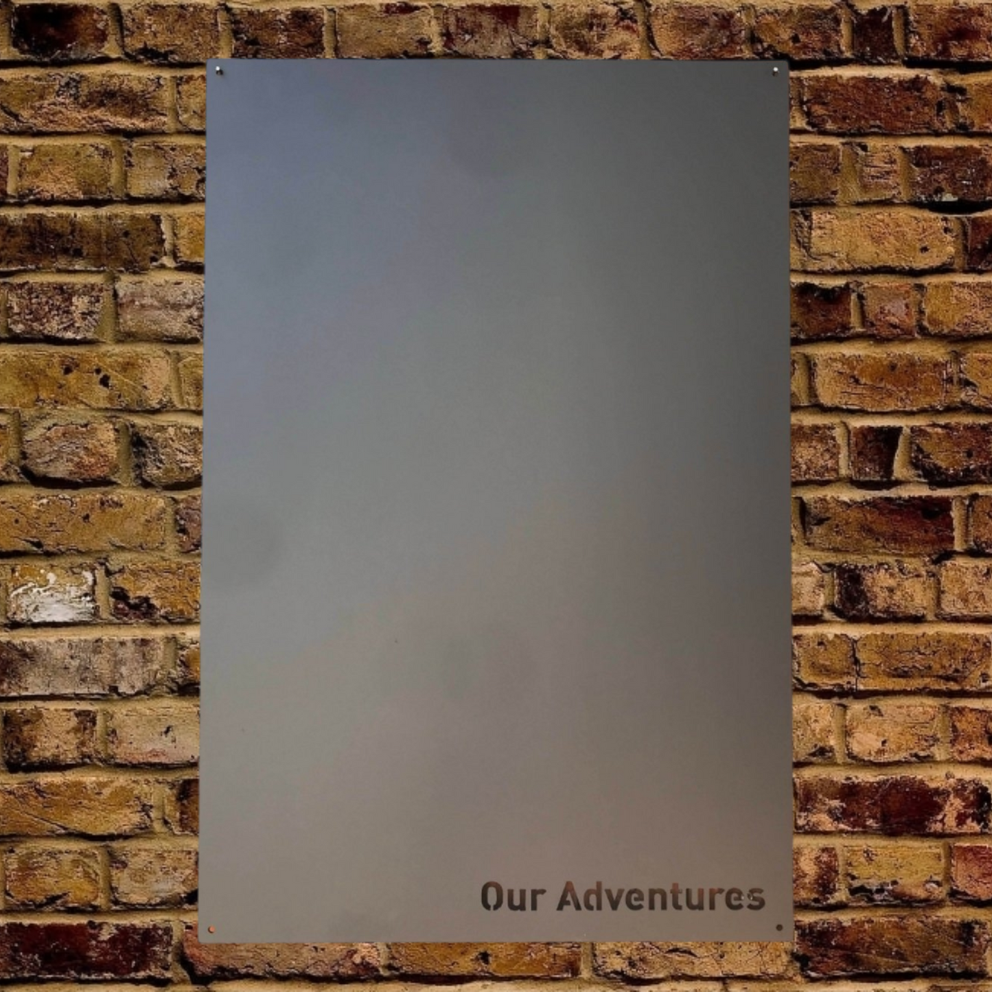Personalized Metal Magnet Display Board – Custom Phrase Magnetic Wall Art for Home or Office