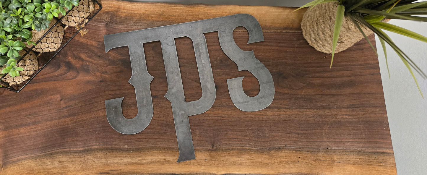 Custom Branding Iron Sign - Personalized Western Farmhouse Decor