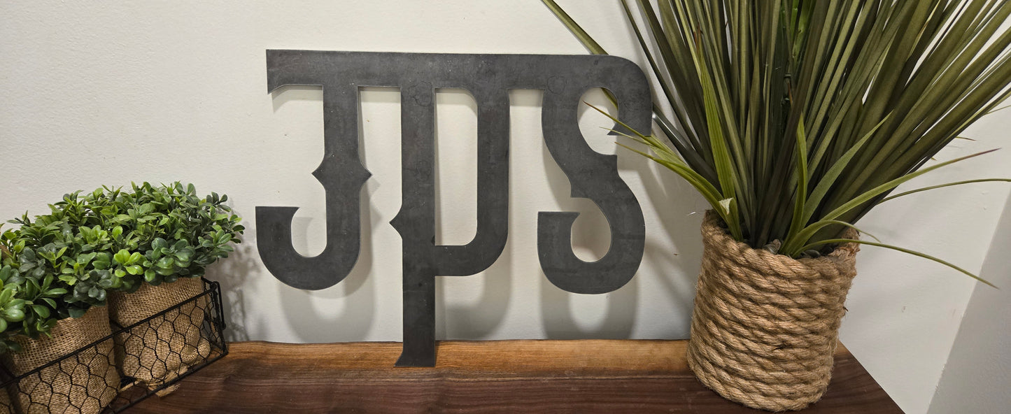 Custom Branding Iron Sign - Personalized Western Farmhouse Decor