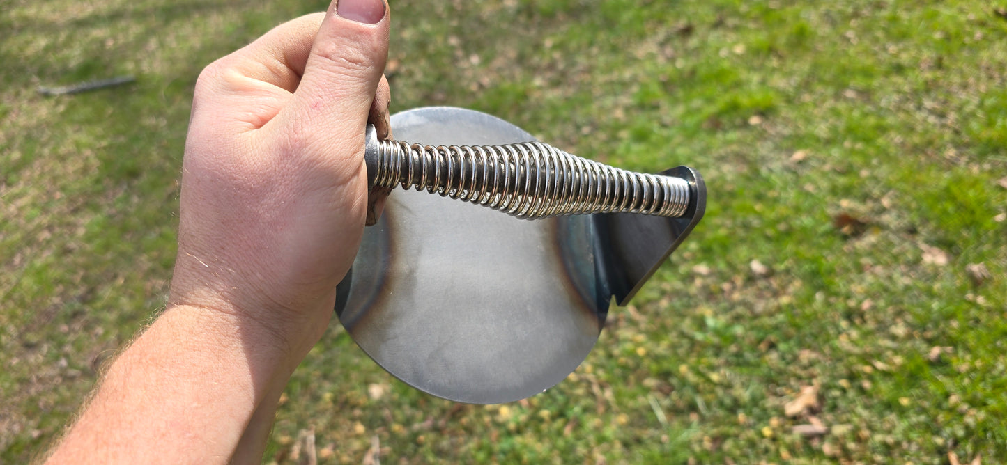 Hand-Forged Burger Smasher – Heavy Steel Smash Burger Press for Griddle & Cast Iron Cooking | Blacksmith-Made Grill Tool