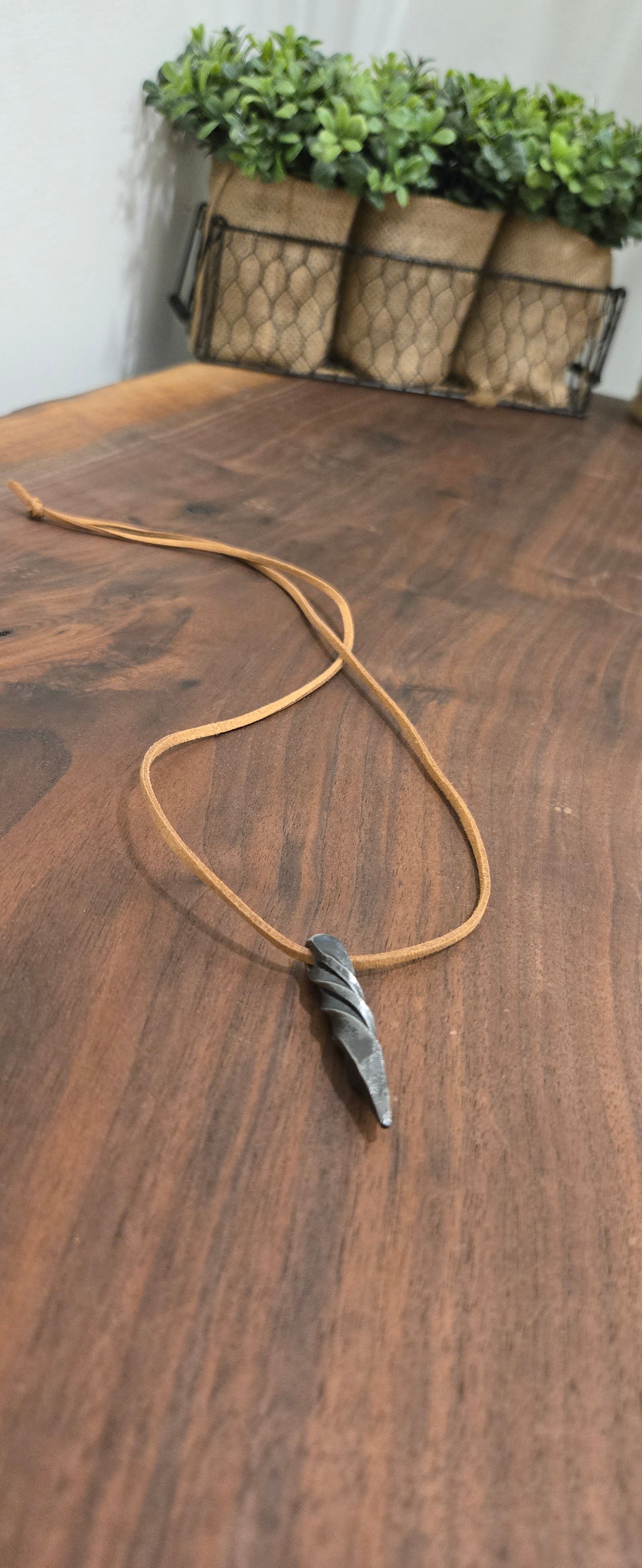 Beautiful Hand Forged Pendant Necklace