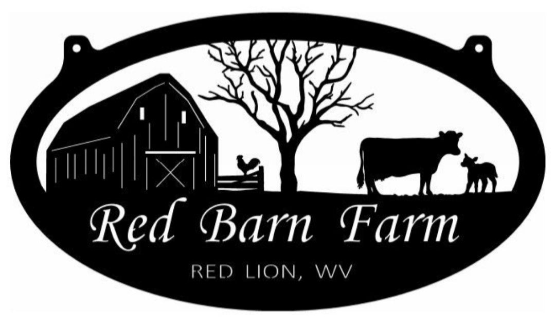 Custom Farmhouse Metal Sign – Oval Barn & Livestock Scene with Personalized Name – Outdoor Farm Decor