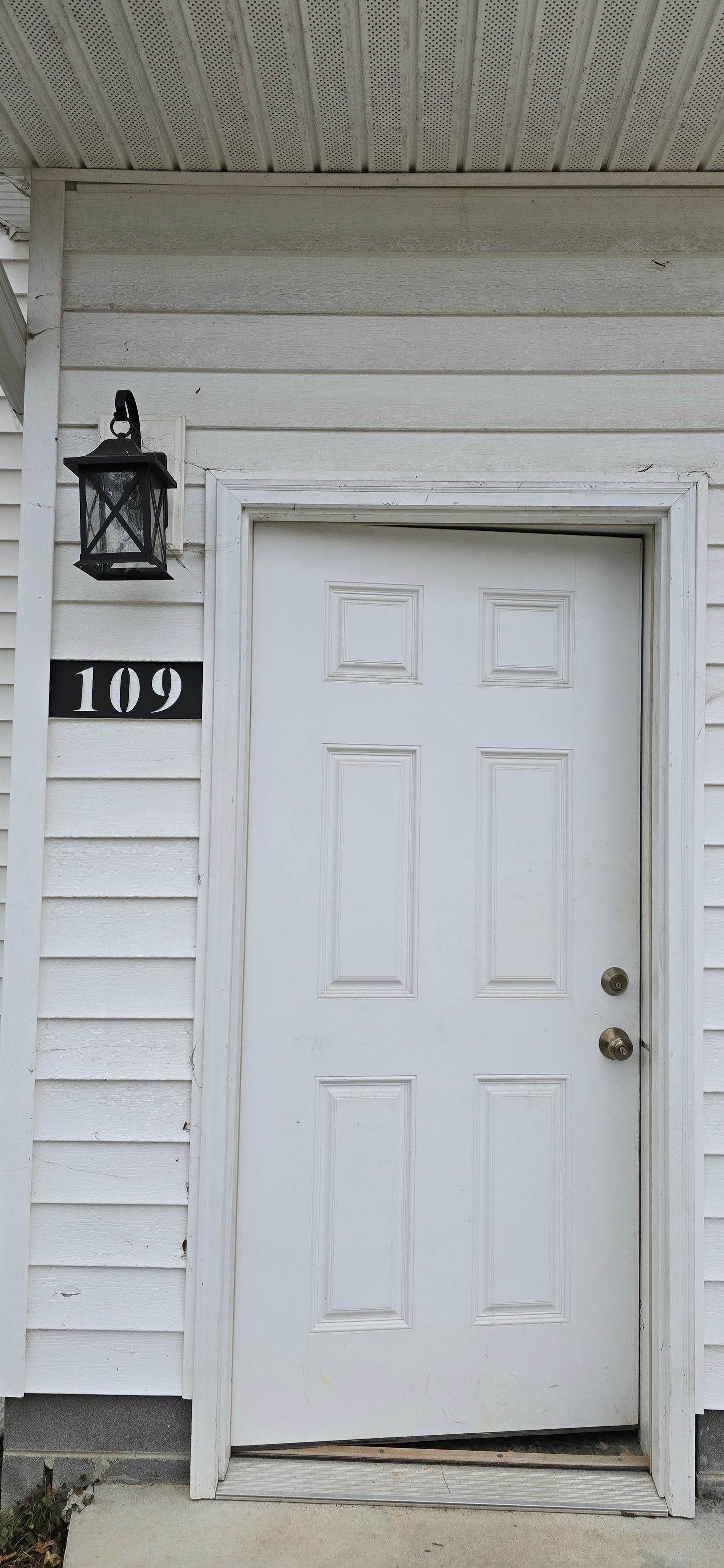 Personalized House Numbers Metal Sign - Modern Plain Number Sign