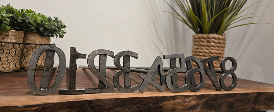 Crafting Identity with Handmade Number Branding Irons