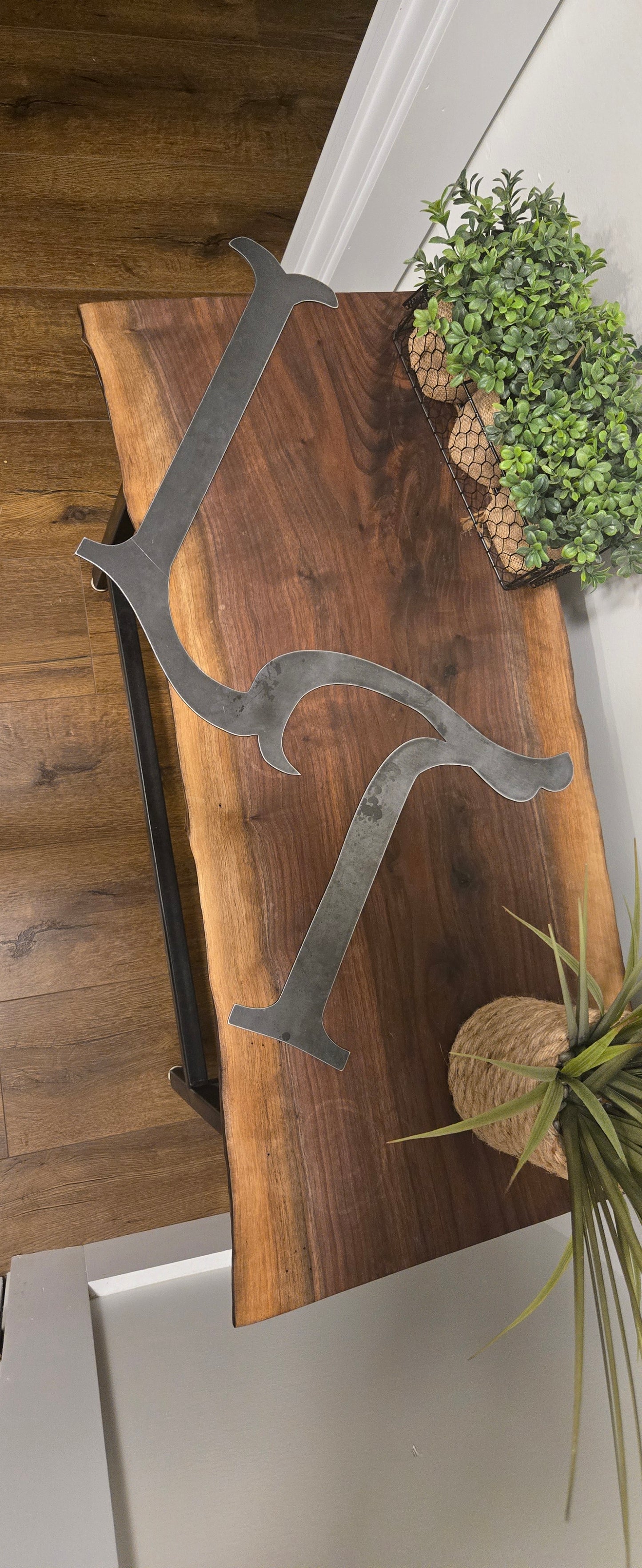 Custom Branding Iron Sign - Personalized Western Farmhouse Decor