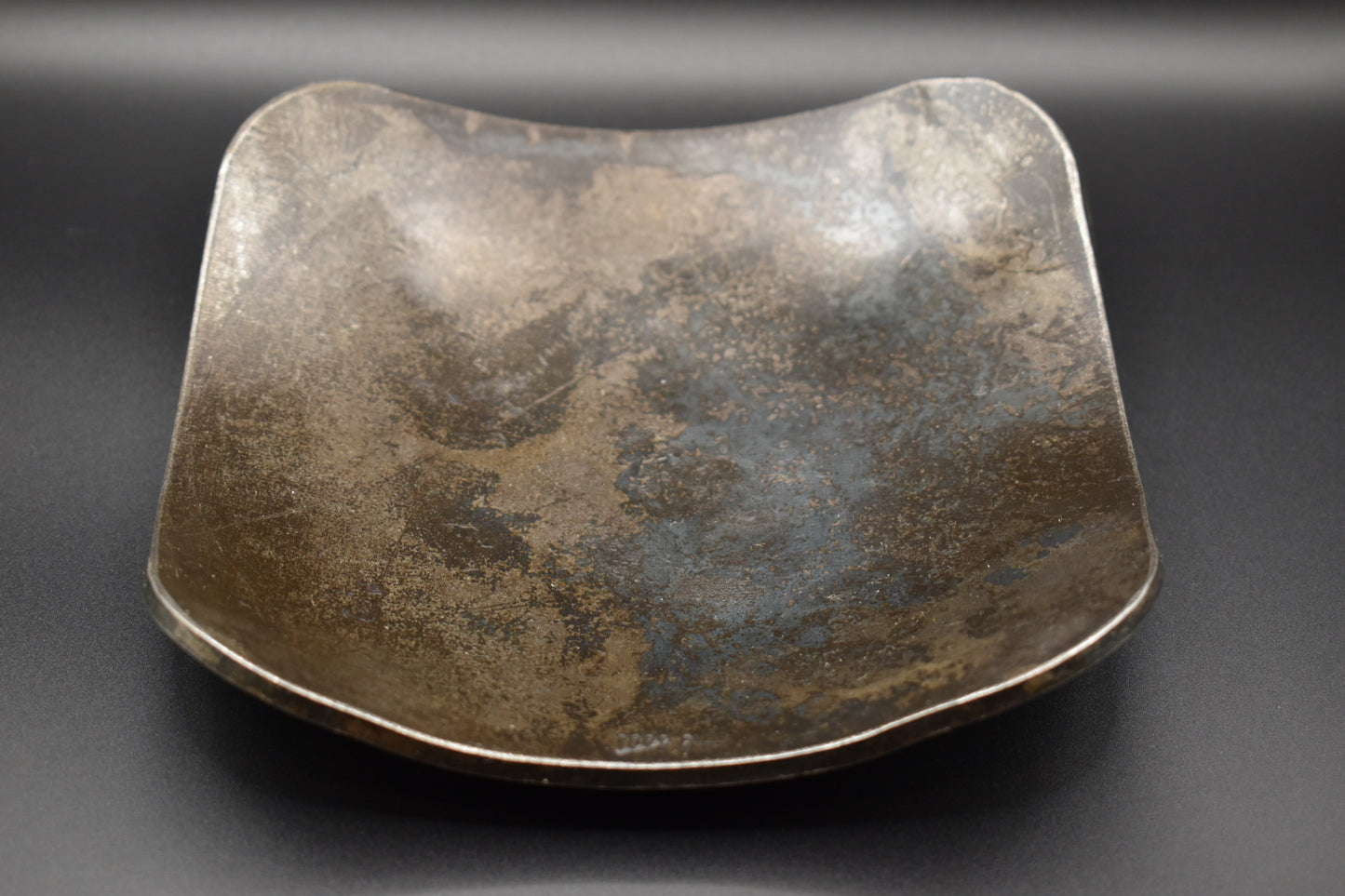 Personalized Hand-Forged Iron Key Bowl – Square Rustic Catchall Dish for Keys, Coins & Jewelry | Anniversary Gift for Him or Her
