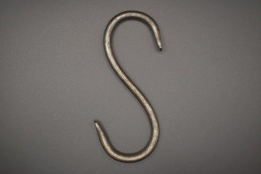 Hand-Forged S-Hook – Blacksmith-Made Steel Utility Hook for Kitchen, Workshop, or Garden