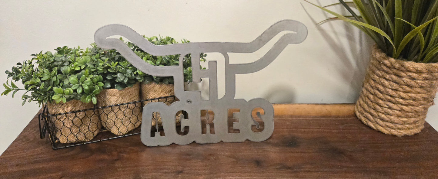 Custom Metal Sign – Personalized Home or Business Signage | Made-to-Order Steel Wall Art