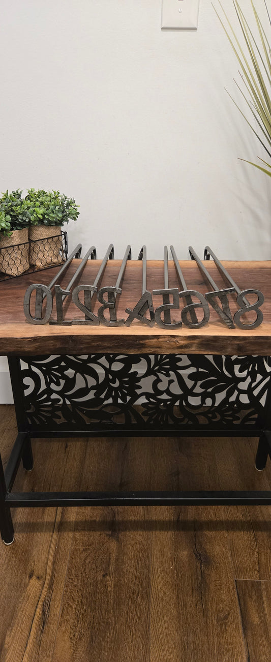 Branding Iron Numbers Set (0-9)